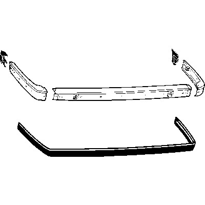 Слика на браник VAN WEZEL 0620533 за BMW 3 Sedan E30 325 i - 171 коњи бензин