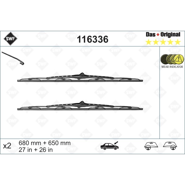 Слика на Брисачи SWF DAS ORIGINAL SET 116336