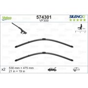 Слика 1 на брисачи VALEO SILENCIO FLAT BLADE SET 574301