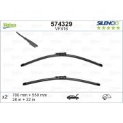 Слика 1 на брисачи VALEO SILENCIO FLAT BLADE SET 574329