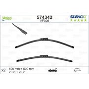 Слика 1 на брисачи VALEO SILENCIO FLAT BLADE SET 574342