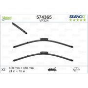 Слика 1 на брисачи VALEO SILENCIO FLAT BLADE SET 574365