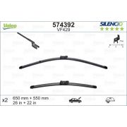 Слика 1 на брисачи VALEO SILENCIO FLAT BLADE SET 574392