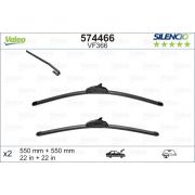 Слика 1 на брисачи VALEO SILENCIO FLAT BLADE SET 574466