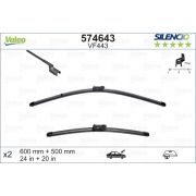 Слика 1 на брисачи VALEO SILENCIO FLAT BLADE SET 574643