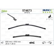 Слика 1 на брисачи VALEO SILENCIO FLAT BLADE SET 574673