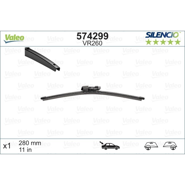 Слика на Брисачи VALEO SILENCIO REAR 574299