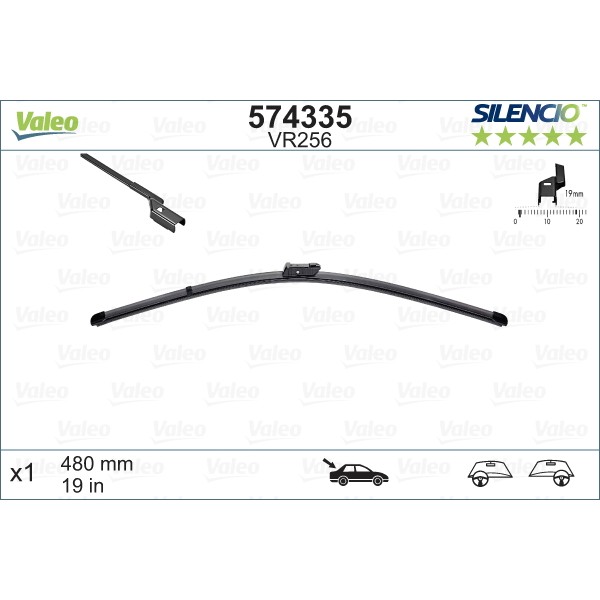 Слика на Брисачи VALEO SILENCIO REAR 574335