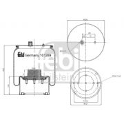 Слика 1 $на Буфер, воздушна амортизациа FEBI BILSTEIN 101269