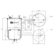 Слика 1 на буфер, воздушна амортизациа FEBI BILSTEIN 101277