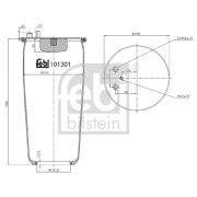 Слика 1 $на Буфер, воздушна амортизациа FEBI BILSTEIN 101301