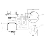 Слика 1 на буфер, воздушна амортизациа FEBI BILSTEIN 101307