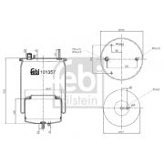 Слика 1 $на Буфер, воздушна амортизациа FEBI BILSTEIN 101357