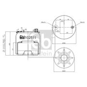 Слика 1 на буфер, воздушна амортизациа FEBI BILSTEIN 102511