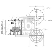 Слика 1 на буфер, воздушна амортизациа FEBI BILSTEIN 102721