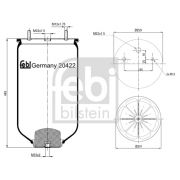 Слика 1 на буфер, воздушна амортизациа FEBI BILSTEIN 20422