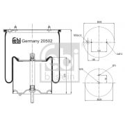 Слика 1 на буфер, воздушна амортизациа FEBI BILSTEIN 20502