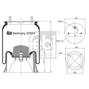 Слика 1 $на Буфер, воздушна амортизациа FEBI BILSTEIN 20504