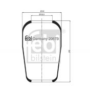 Слика 1 на буфер, воздушна амортизациа FEBI BILSTEIN 20673