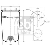 Слика 1 на буфер, воздушна амортизациа FEBI BILSTEIN 20940