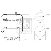 Слика 1 на буфер, воздушна амортизациа FEBI BILSTEIN 32816