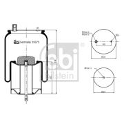 Слика 1 $на Буфер, воздушна амортизациа FEBI BILSTEIN 35675