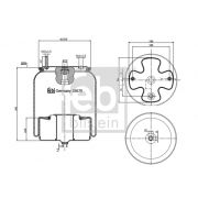 Слика 1 на буфер, воздушна амортизациа FEBI BILSTEIN 35678