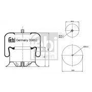 Слика 1 на буфер, воздушна амортизациа FEBI BILSTEIN 35692