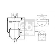 Слика 1 на буфер, воздушна амортизациа FEBI BILSTEIN 37636