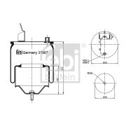 Слика 1 на буфер, воздушна амортизациа FEBI BILSTEIN 37967