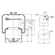 Слика 1 $на Буфер, воздушна амортизациа FEBI BILSTEIN 38323