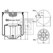 Слика 1 на буфер, воздушна амортизациа FEBI BILSTEIN 39153