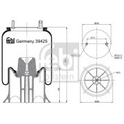 Слика 1 $на Буфер, воздушна амортизациа FEBI BILSTEIN 39425