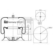 Слика 1 $на Буфер, воздушна амортизациа FEBI BILSTEIN 39513