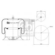 Слика 1 $на Буфер, воздушна амортизациа FEBI BILSTEIN 39854