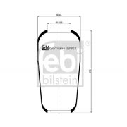 Слика 1 на буфер, воздушна амортизациа FEBI BILSTEIN 39901