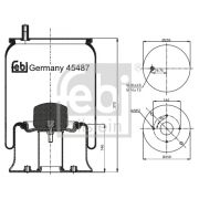 Слика 1 на буфер, воздушна амортизациа FEBI BILSTEIN 45487