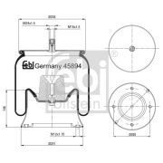 Слика 1 $на Буфер, воздушна амортизациа FEBI BILSTEIN 45894