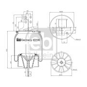 Слика 1 на буфер, воздушна амортизациа FEBI BILSTEIN 49186