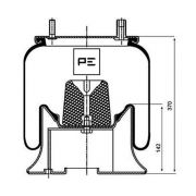 Слика 1 $на Буфер, воздушна амортизациа PE Automotive 084.181-71A