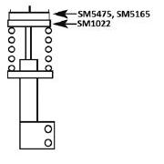 Слика 3 на буфер за амортизер KYB Suspension Mounting Kit SM1022