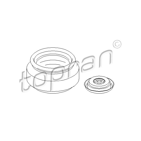 Слика на буфер за амортизер TOPRAN 300 355 за Ford Fiesta 3 (gfj) 1.8 D - 60 коњи дизел