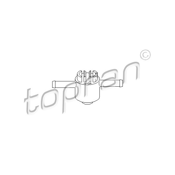 Слика на вентил, воздушен филтер TOPRAN 102 730 за VW Polo 3 (6n1) 60 1.7 SDI - 60 коњи дизел