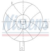 Слика 1 на вентилатор, клима уред NISSENS 85096