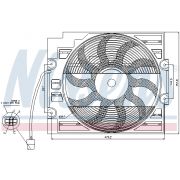 Слика 1 на вентилатор, клима уред NISSENS 85421