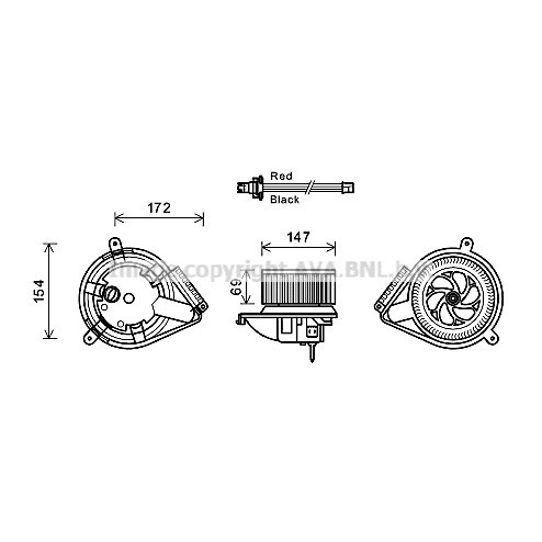 Слика на Вентилатор за парно AVA QUALITY COOLING MS8617