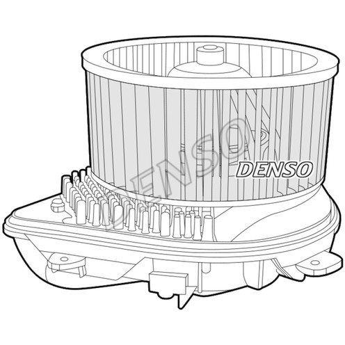 Слика на Вентилатор за парно DENSO DEA07013 за Peugeot 806 2.0 - 121 коњи бензин