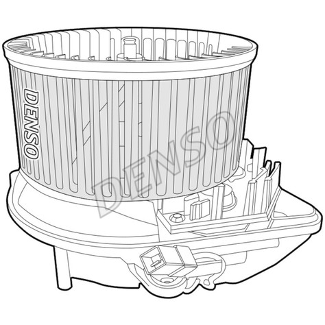 Слика на Вентилатор за парно DENSO DEA07015 за Peugeot Ranch MPV (5F) 1.1 - 60 коњи бензин