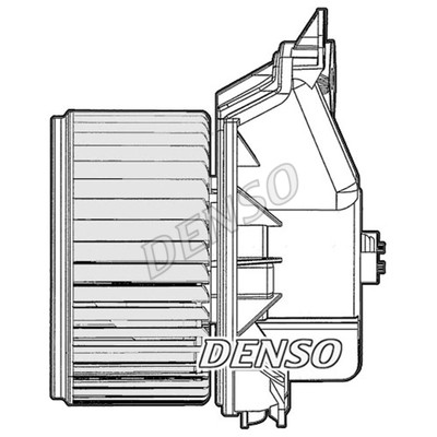 Слика на Вентилатор за парно DENSO DEA09045 за Fiat Punto Grande 199 1.8 - 116 коњи Бензин/Етанол