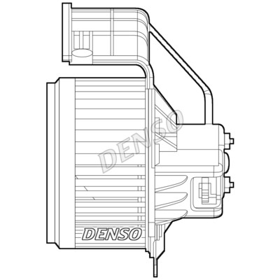 Слика на Вентилатор за парно DENSO DEA23020 за Renault Kangoo Be Bop (KW0-1) 1.5 dCi (KW0G) - 90 коњи дизел